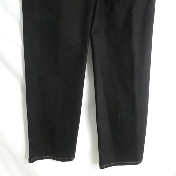 ALIA | size 12 | Black Denim With Contrasting Front and Back Stitching | NWOT - Picture 14 of 16